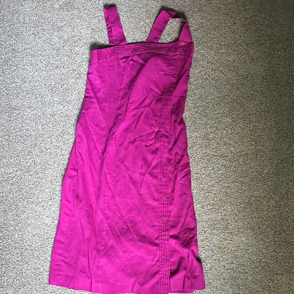 Vibrant Pink Sleeveless Dress
